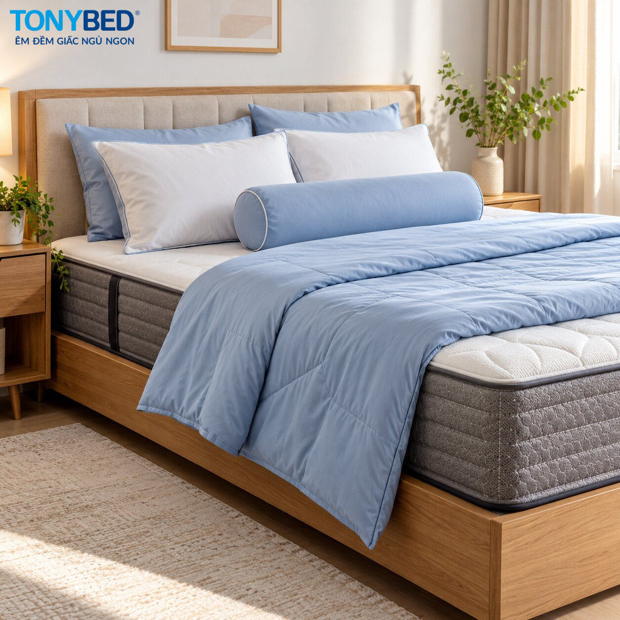 Hướng dẫn sử dụng nệm, chăn ga gối Tonybed