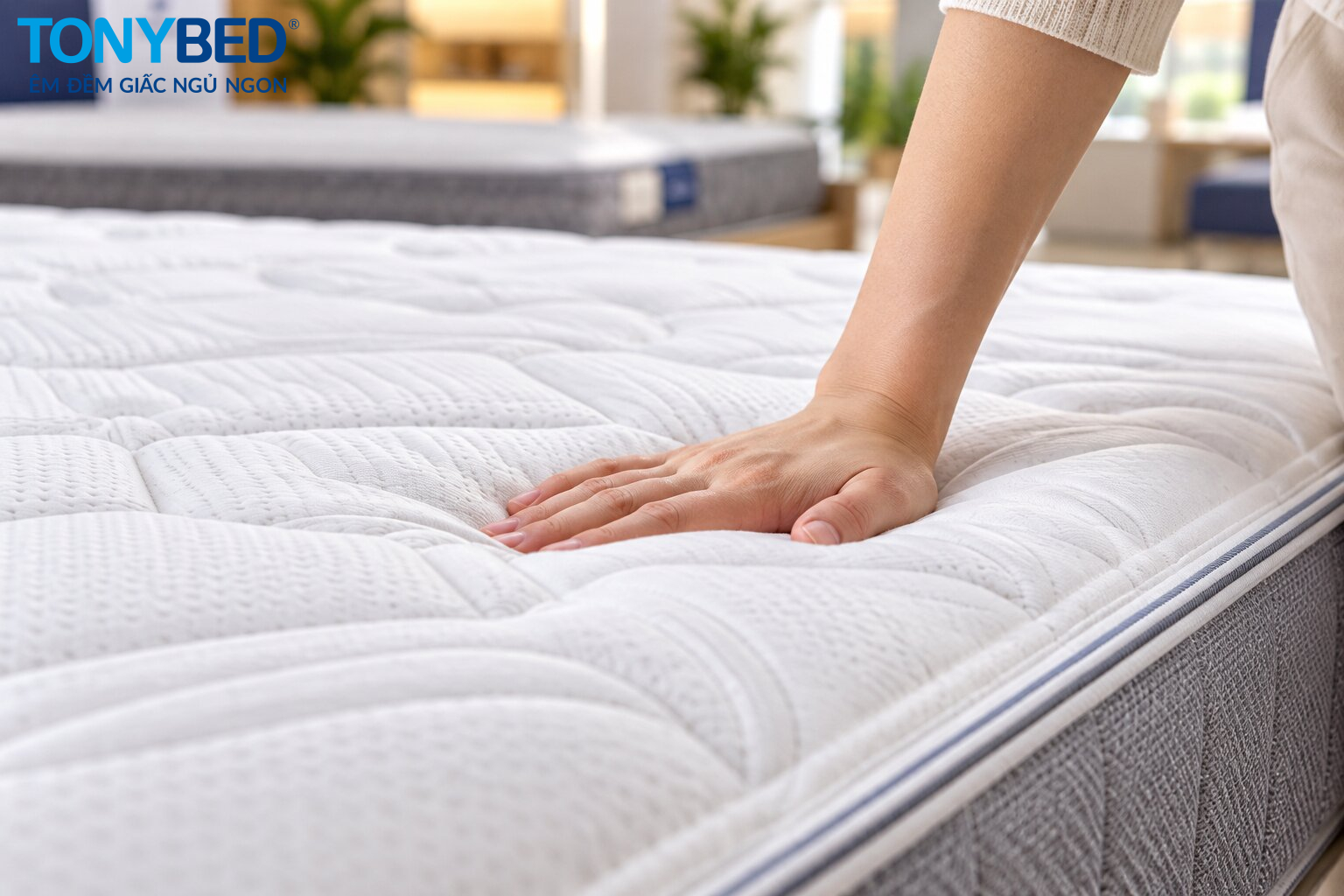 Kiểm tra độ lún và khả năng phục hồi bề mặt nệm cao su tổng hợp
