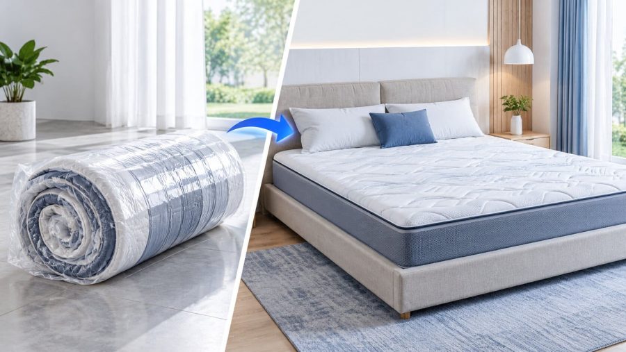 Nệm cuộn hút chân không có bền không