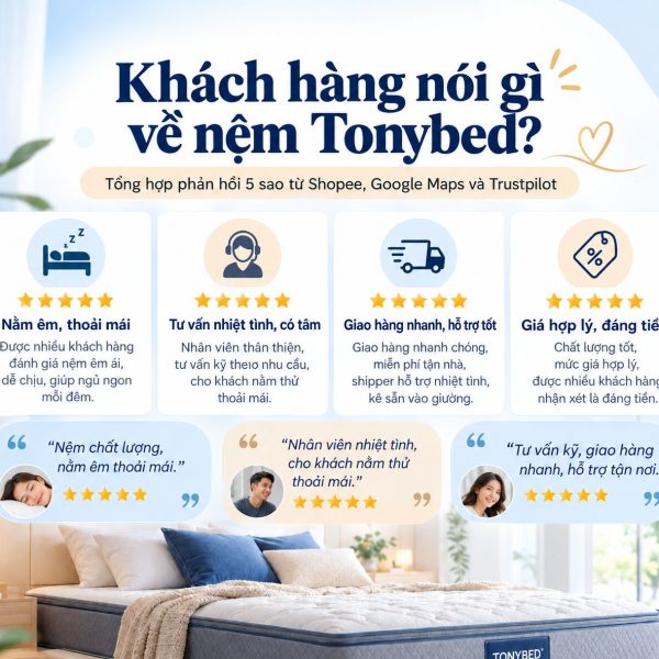 nệm tonybed có tốt không